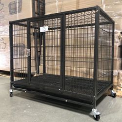 Brand New Heavy Duty 37” Stackable Dog Kennel 