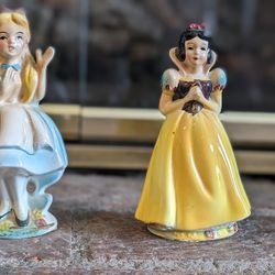 Pair of Vintage Disney Figurines - Snow White & Cinderella 