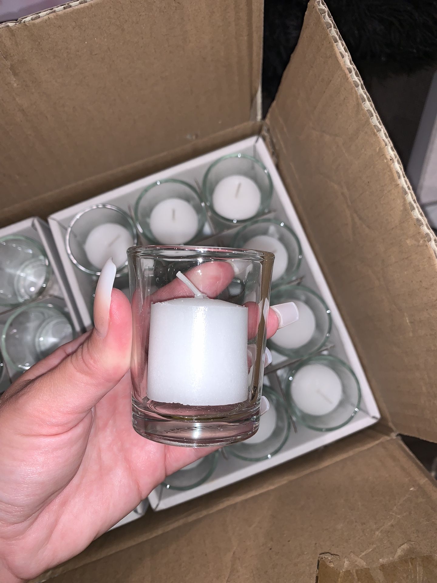 Votive Candles and Candle Holders