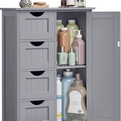 Bathroom Floor Storage Cabinet