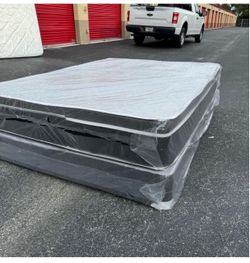 Queen Mattress Set PillowTop – Brand New –  Same Day Delivery Available 🚚