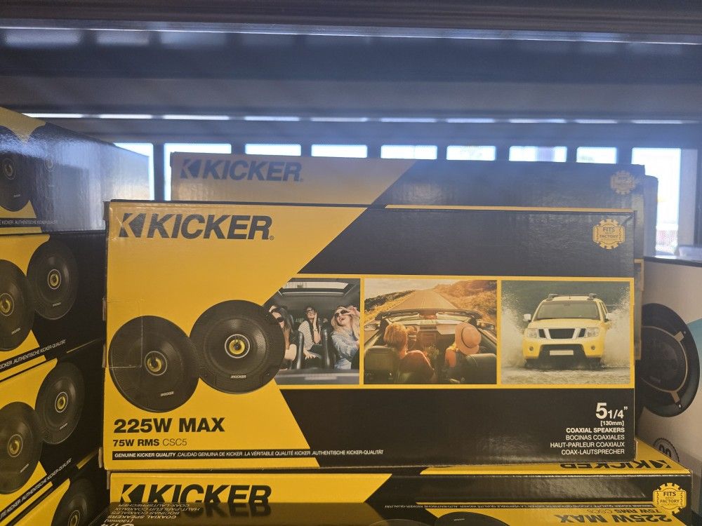 Kicker 51/4" Pair Of Coaxial Speakers