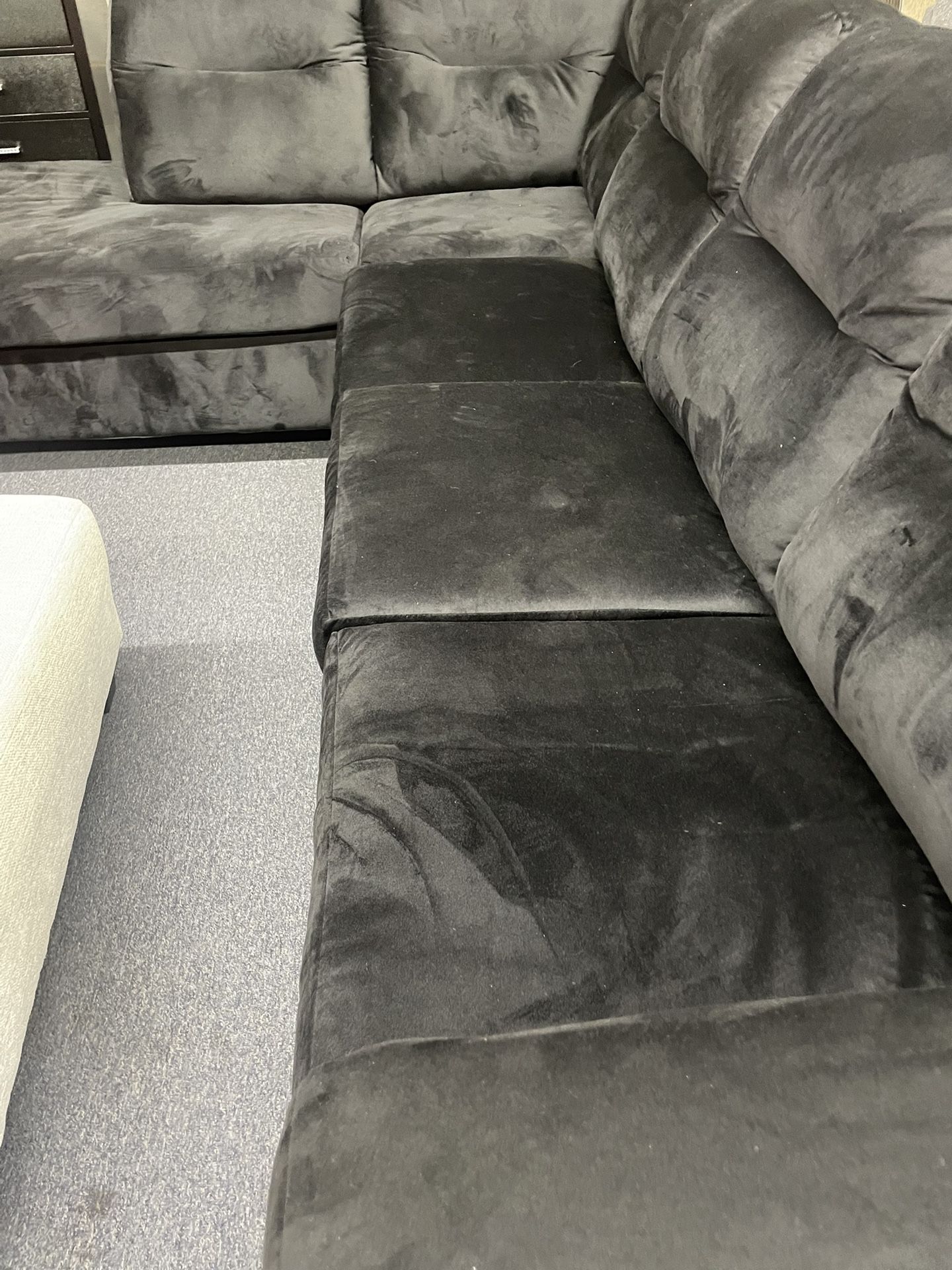 Black Sectional Fairly New
