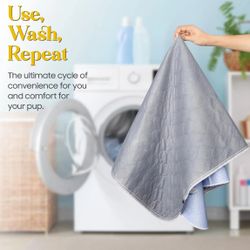 LittleLiner 65"X48" Large Washable Pee Pads 