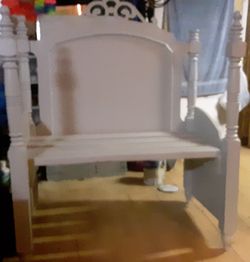 Headboard bench