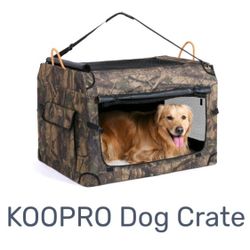 KOOPRO 32 Inch Collapsible Dog Crate  (XL)