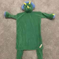 Cuddle Covers Dinosaur Buddy Cover Green Plush Animal Pillow Case