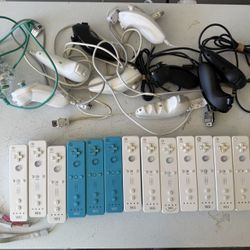 Wii remotes with nunchucks $20 each, remotes with Wii motion plus built in are $25, motion plus adapters $10 each, games available pickup Inman SC or 