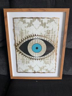 Framed Evil Eye Wall Art