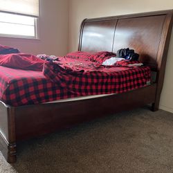 Tall Headboard, King Size Bed Frame