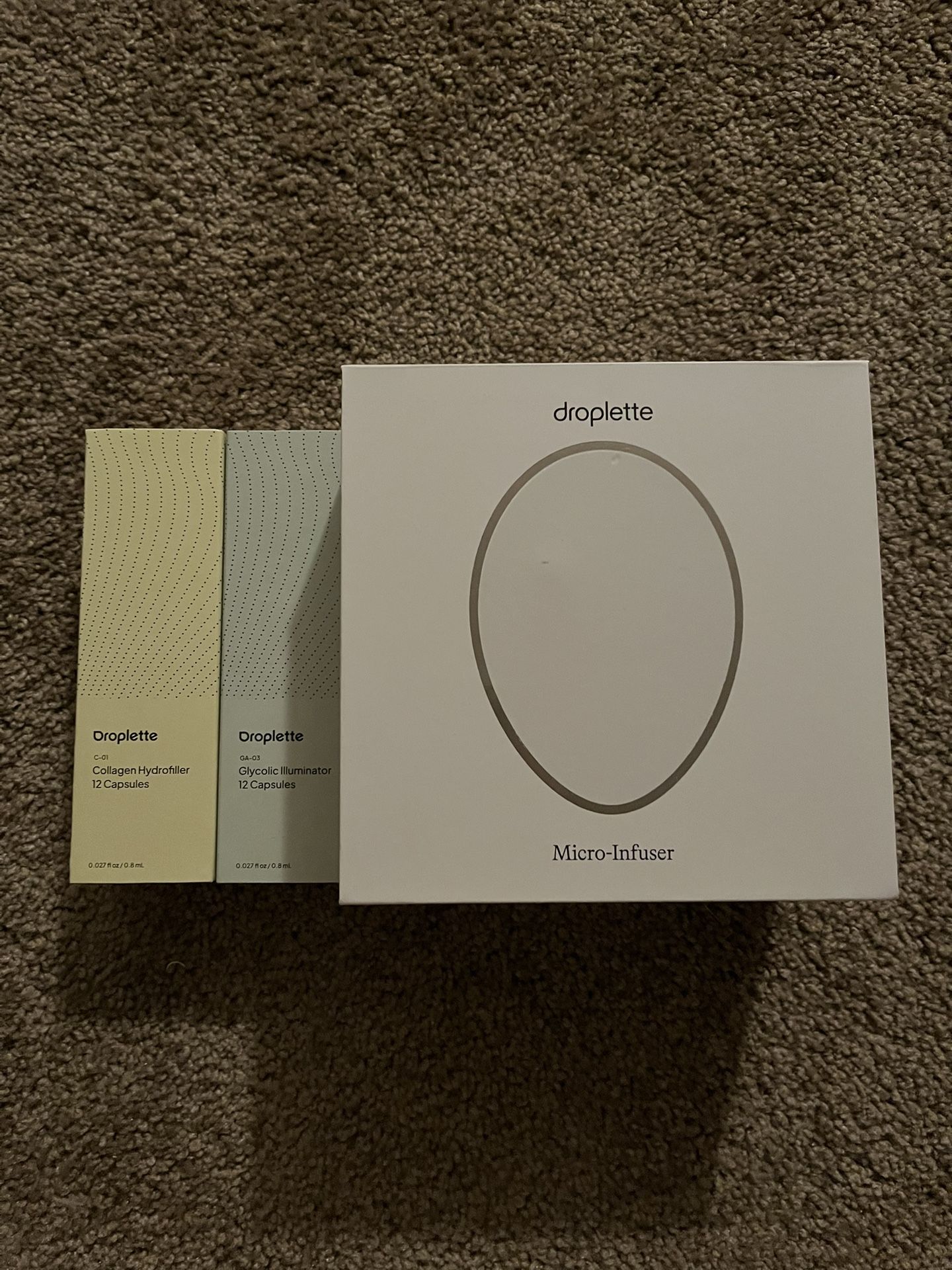 Droplette Micro Infuser With Charging Dock + Power Adapter + 19 Capsules