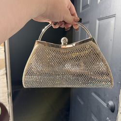 crystal clutch w strap