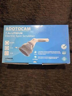 Adotocam 7.4V Lithium Electric Spin Scrubber
