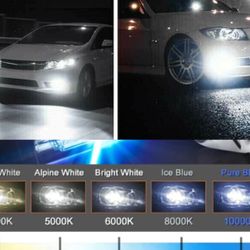 Led light kits h4 h11 h13 9007 h8 9006 H15 H1 9012 Dodge Charger Challenger To Nissan Alitma Any Ride  HID HEADLIGHT Conversion kit