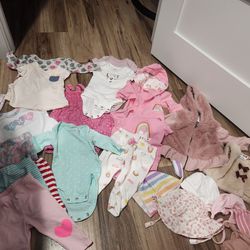 Baby Girl Clothes 0-3, 3-6 Months 