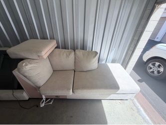 L-shaped couch.