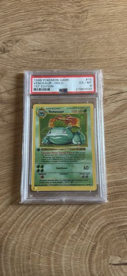 PSA 6 1999 Venusaur 1st Edition