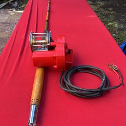 Elec-Tra-Mate 612PM with Penn Senator 114H (6/0) and Heavy Duty Big Game Roller Rod