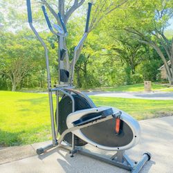 Fitness Reality E2000 Durable Fan Elliptical Trainer with Heart Rate System