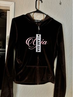 I AM GIA Brown HOODIE