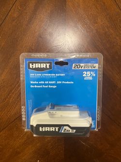 Hart 2ah 20v battery