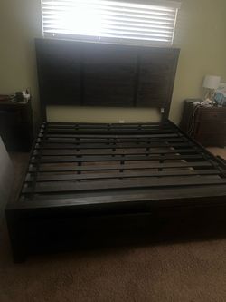 Cal King bed frame (free)