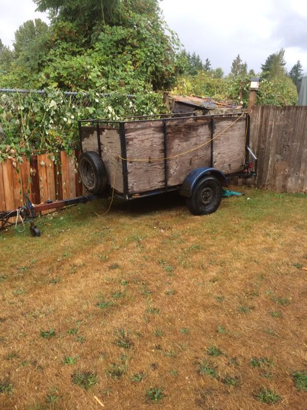 4x8 trailer with trailer brakes