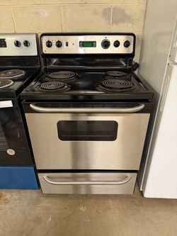 GE Stainless Steel Electric Coil Range