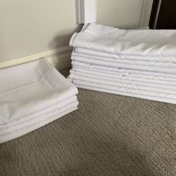 White Polyester Table Clothes For Wedding/events