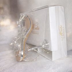 Alcata Crystal Heels — Brand New, $50
