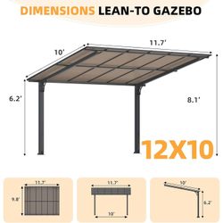 Aecojoy 10' x 12' pergola