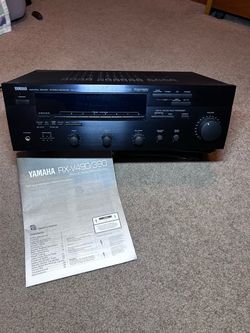 Yamaha RX-V490 Natural Sound Stereo Receiver w/ Phono Input & Remote – Excellent