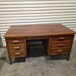 Vintage mid century typewriter desk