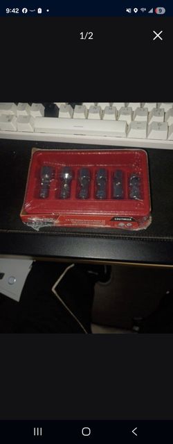 6 pc sae shallow socket set