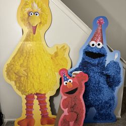 Sesame Street Character Cutouts