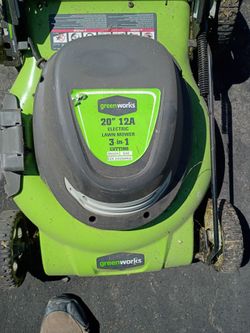 Green works Lawnmower