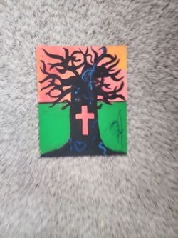 Shadow tree painting