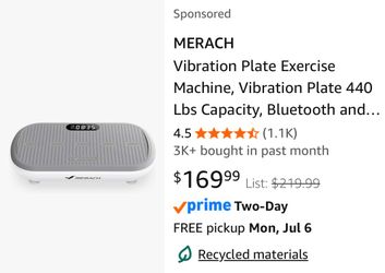 MERACH vibration plate, exercise machine