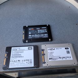 SSD Drive: 1TB / 500GB 2.5 SSD Solid state Drive.