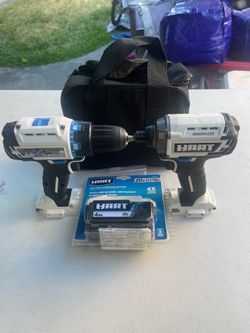 HART 20-Volt Cordless Brushless Drill and Impact Combo