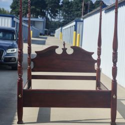 4 Poster Mahagony Queen Bed Frame