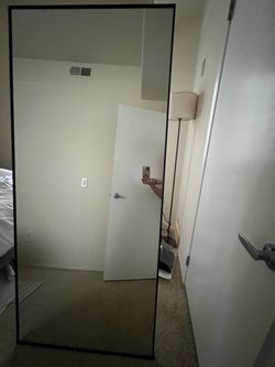 Black Floor Length Mirror