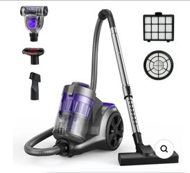 Aspiron AS-CA033 1700W Canister Vacuum Cleaner, 45Kpa Bagless Vacuum Cleaner