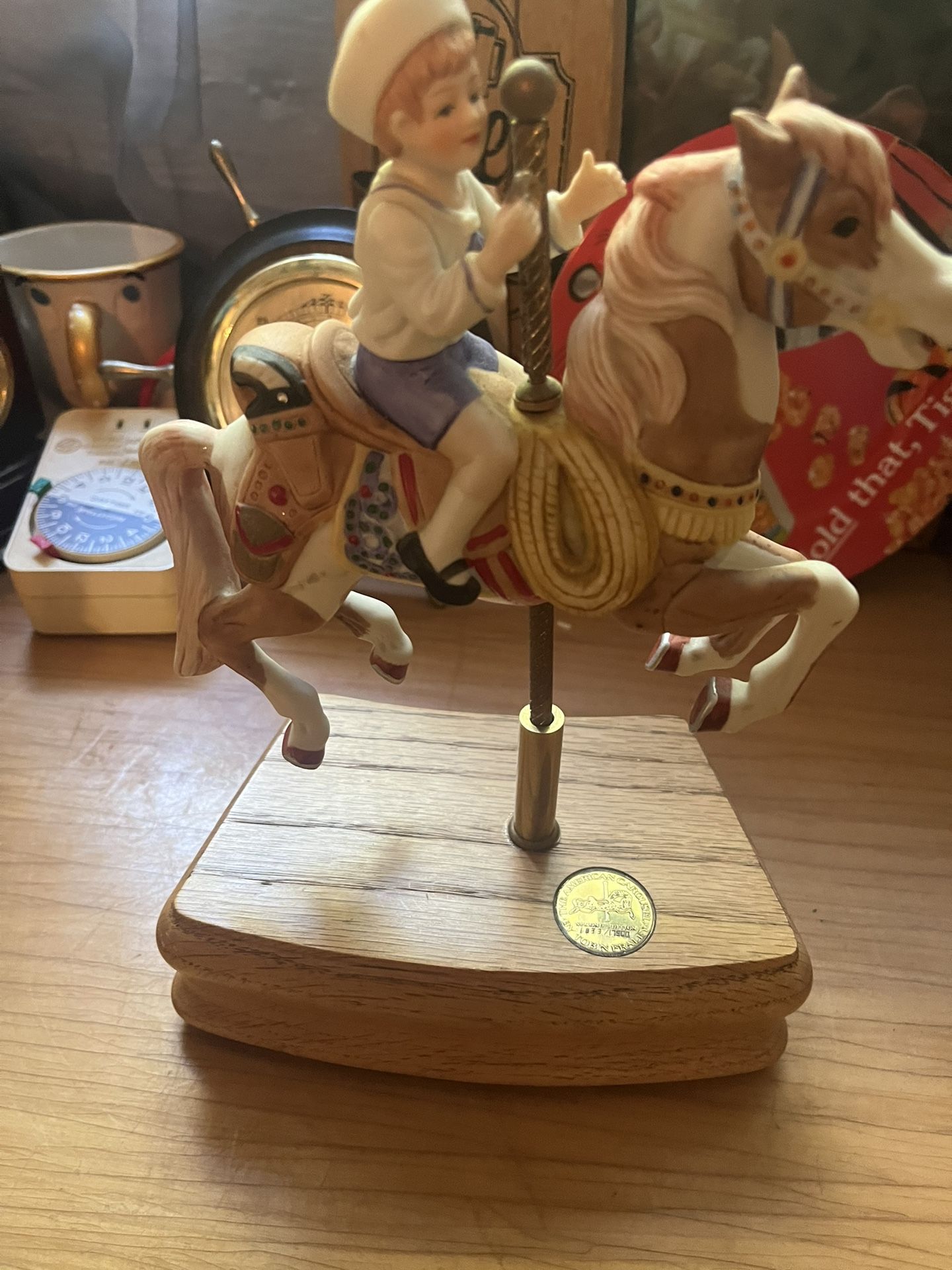 The American Carousel Horse By Tobin Fraley Limited Edition Vintage 1533/17500