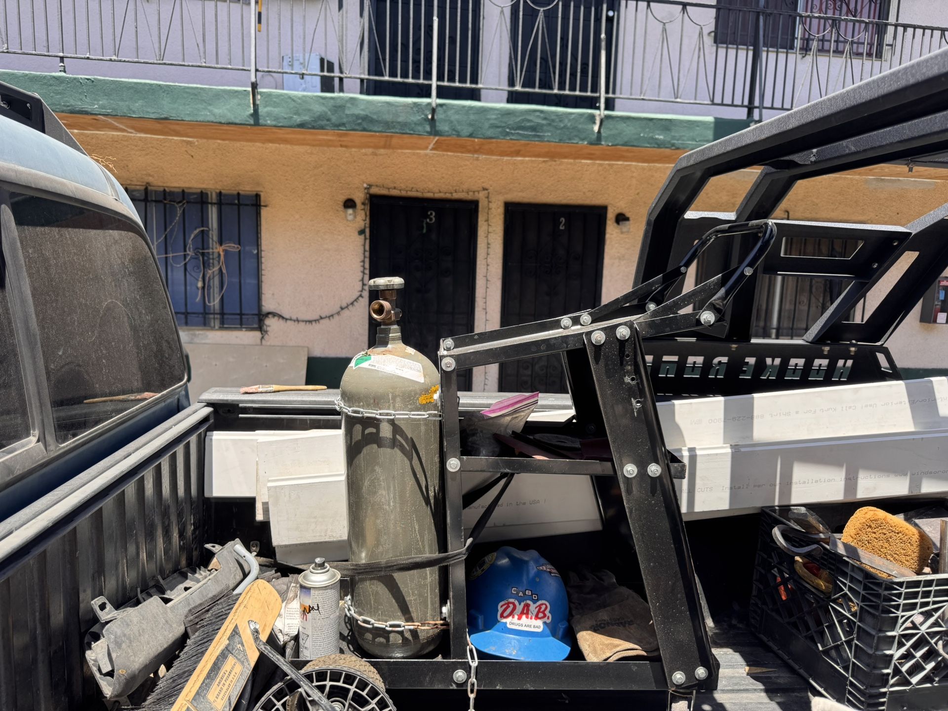 75/25 Welding Tank With Cart