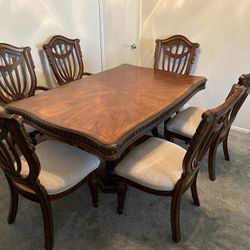 Dining Table Set With Six Chairs