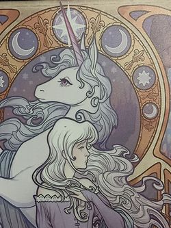 Vintage style metal sign “The last Unicorn” -New