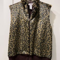 Faux Fur Vest 14/16 Size 