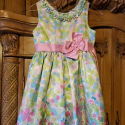 Colorful Flower Girl's Dress 