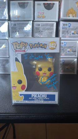 Funko Pop Pokémon Pikachu #842 Signed